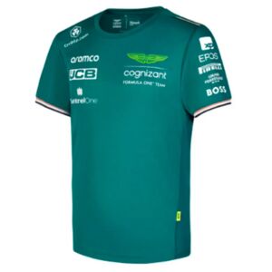 Pelmark 2023 Aston Martin Official Team Tee (Green) - Kids - Large Boys Unisex