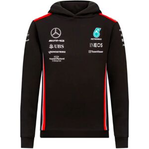 Puma 2023 Mercedes-AMG Team Hoodie (Black) - Kids - Medium Boys Unisex