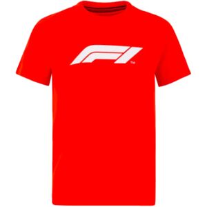 2023 F1 Formula 1 Kids Logo Tee (Red) - Medium Boys Male