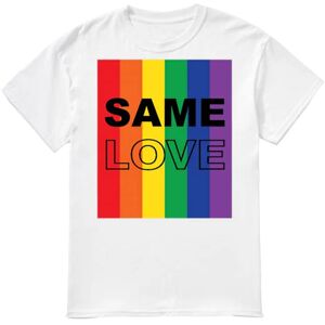 Race Crate Sebastian Vettel Same Love LGBTQ+ T-Shirt (White) - MB (7-8 Years) Male