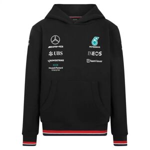 Puma 2022 Mercedes Team Hooded Sweat (Black) - Kids - Large Boys - 30-32