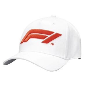2023 F1 Formula 1 Large Logo Baseball Cap (White) - One Size Male