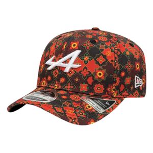 New Era 2023 Alpine Barcelona Race Special All Over Print Red 9FIFTY Stretch Snap Cap - One Size Unisex
