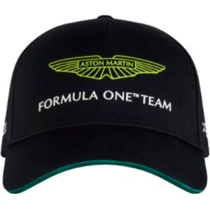 Pelmark 2023 Aston Martin Official Team Cap (Black) - One Size Male