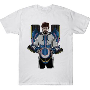 Race Crate Alonso Mechformer Racing Driver T-Shirt (White) - Small (34-36") Male