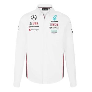 Puma 2024 Mercedes-AMG Team Shirt (White) - Large Adults Male