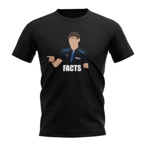 Race Crate George Russell Facts T-Shirt (Black) - Large (42-44