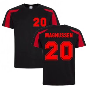 Race Crate Kevin Magnussen 2020 Performance T-Shirt (Black-Red) - Small (34-36