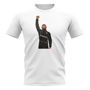 Race Crate Lewis Hamilton Styrian GP 2020 T-Shirt (White) - Large (42-44