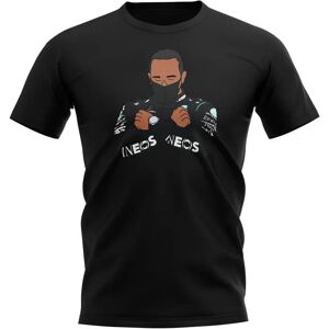 Race Crate Lewis Hamilton Wakanda T-Shirt (Black) - Large (42-44