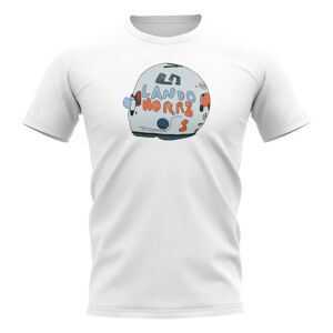 Race Crate Lando Norris 2020 British GP Helmet T-Shirt (White) - Small (34-36