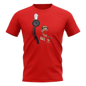 Race Crate Sebastian Vettel 2020 Turkey Podium T-Shirt (Red) - Medium (38-40