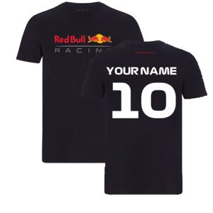 Puma 2022 Red Bull Large Logo Tee (Navy) (Your Name) - Small Adults Male