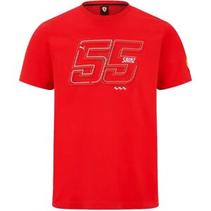 Puma 2022 Ferrari Fanwear Drivers Tee Carlos Sainz (Red) - Small Adults Male