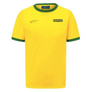 Castore 2023 Ayrton Senna Sports Tee (Yellow) - XXL Adults Male
