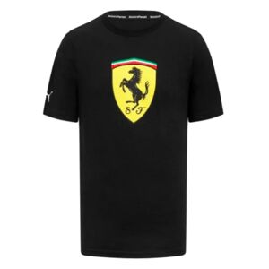 Puma 2023 Ferrari Fanwear Big Shield Tee (Black) - Small Adults Male