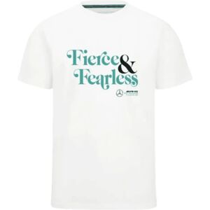 Puma 2023 Mercedes Fierce and Fearless Graphic T-Shirt (White) - XXL Adults Male