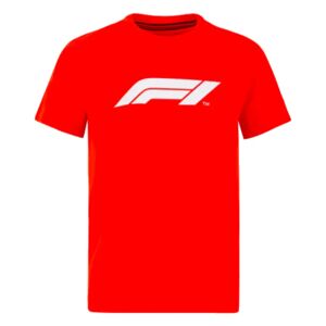 2023 F1 Formula 1 Kids Logo Tee (Red) - Large Adults Male