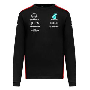 Puma 2023 Mercedes-AMG Team Long Sleeve Tee (Black) - Medium Adults Male