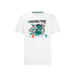 Puma 2022 Mercedes AMG Mens Lewis 44 T-Shirt (White) - XL Adults Male