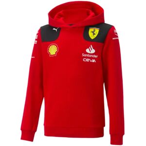 Puma 2023 Ferrari Team Hoody (Red) - Kids - Large Boys - 30-32