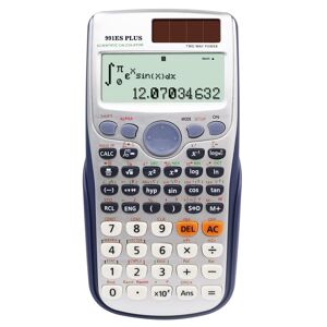 SHEIN 2pcs/set Scientific Function Calculator For College Students Silver one-size