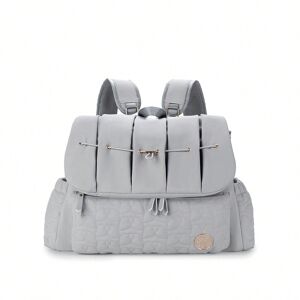 SHEIN 3pcs/set Mommy Bag With Diaper Pad, Large Capacity Maternal And Child Travel Backpack, Nylon Multipurpose Shoulder & Backpack With Detachable Strap, Fashionable Satchel With Stroller Straps, For Women Grey one-size