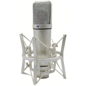 SHEIN Lmbgm U87 Condenser Microphone For Studio Recording & Live Performance, Desktop & Hanging Type Champagne