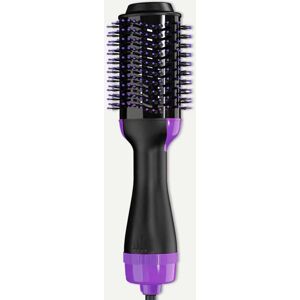 SHEIN Professional All-in-one Hair Drying Brush, Hot Air Brush, Hair Dryer Brush, Hair Styling Brush For Drying, Curling And Modeling Hair Purple EU Plug,US Plug