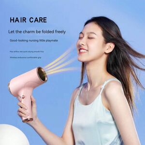 SHEIN 1pc 2023 New Rechargeable Hair Dryer, Portable For Home Use, No Need To Plug In, Student Dormitory Negative Ion Hair Protection, Fast Drying Hair Dryer, Suitable Only For Us Standards Black