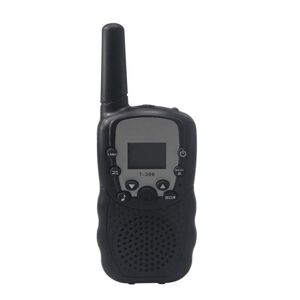 SHEIN 2pcs Black Handheld Wireless Walkie Talkies With Multiple Channels, Portable Radio For Communication And Toy Black one-size