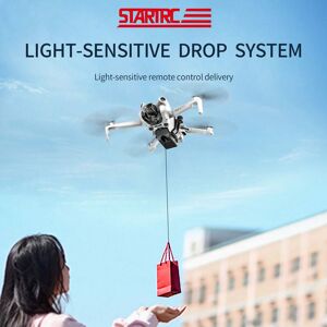 SHEIN Startrc Compatible With Dji Mavic Mini 2 Drone, Light Sensitive Dropper Air Drop System Parabolic Device Black