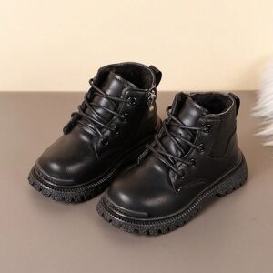 SHEIN Baby Fashionable Boots Black EUR21,EUR22,EUR23,EUR24,EUR25,EUR26