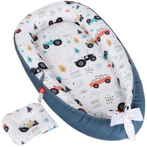 SHEIN A Portable Baby Nest Breathable And Soft Baby Lounger(Truck Style) Suitable For Daily Use Green one-size