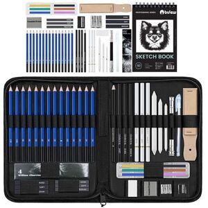 SHEIN 49pcs Multifunction Pencil Drawing Set Multicolor one-size