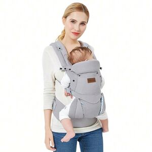 SHEIN Baby Carrier, Suitable For Newborn To Toddler, Hip Seat Carrier, Walking Backpack Carrier, All Seasons Grey one-size