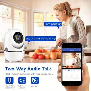 SHEIN High-Definition Camera, 2.4G Wireless Wifi Security Home Camera, Baby And Pet Monitor, 1080P Wireless Automatic Tracking Monitor, Motion Detection And Tracking, Night Vision, Two-Way Voice, High Security Wifi Camera【No Card】