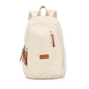 SHEIN Kids Schoolbag For High School Students, School Backpack For Teen Girls Casual Backpack High Middle School Bookbags Laptop Bags Women Travel Daypacks - Perfect For Outdoor Travel & Back To School! White