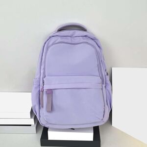 SHEIN Lightweight Kids Backpacks School Bag For Boys And Girls Cute School Backpack, Classical Basic College Student Elementary Middle High School Backpacks For Teenage Girls Boys, Travel Backpack For Women Men, Purple