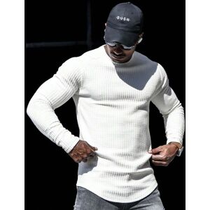 SHEIN Men's Fashion Long Sleeve T-shirt White L,M,S,XL,XXL Men