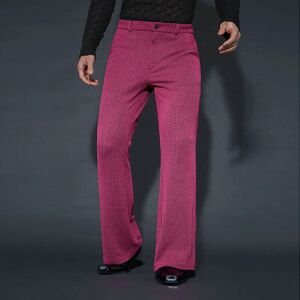 SHEIN Men's Casual Fashion Flared Pants Purple L,M,S,XL,XS,XXL,XXS,XXXL,XXXXL Men