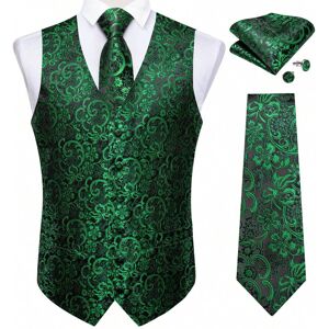 SHEIN Men's Printed Fashion Business Vest Green L,M,S,XL,XXL,XXXL Men