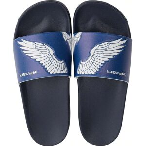 SHEIN Free Fire Slippers Blue and White 38,39,40,41,42,43