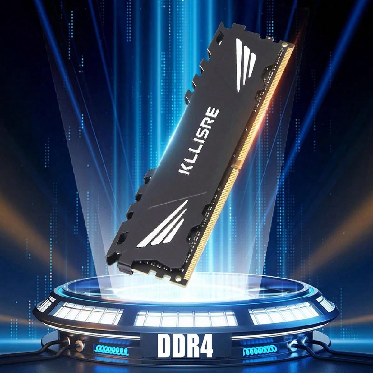 SHEIN Kllisre RAM DDR4 8GB 16GB Memory 2666MHz/3200MHz 1.2V CL19/CL22 Desktop Dimm Computer Gaming Component Pc Ram Memory Pc Memories Game Ram Motherboard Game Memories Black 16GB,8GB