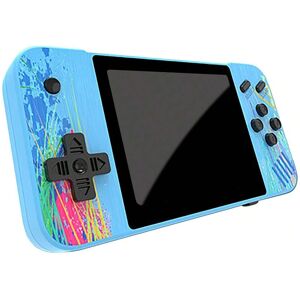 SHEIN G3 Handheld Game Console With Horizontal Screen, Retro Arcade, Single And Double Player,3.5-Inch Large Screen Game Console Blue Single Style,Double Style