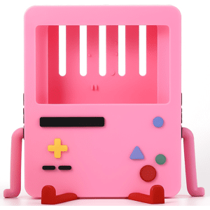 SHEIN Cute & Creative Game Console Stand, Compatible With Switch, Cartoon Game Console Bracket, Handheld Game Console Screen Support Stand, Pink Pink one-size