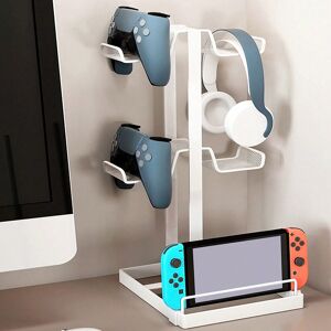 SHEIN 1pc Game Controller/headphone/switch Console/desktop Storage Mount Hanger Suitable For Various Xbox, Ps5/ps4, Switch Game Controllers And Different Headphones White one-size