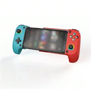 SHEIN Stk-7009f Gamepad With Rgb Led & Hall Joystick, Stretchable, Compatible With Android/ios/switch Platform Mobile Game Controller, 1pc Blue Red one-size