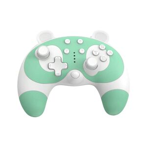 SHEIN Switch Pro Controller For Switch/Switch Lite/Switch OLED, Wireless Switch Controller Connection For PC/Android/IOS, Support Turbo,Dual Vibration,Ergonomic Non-Slip,One Key Wake Up(Green) Green one-size