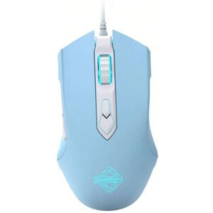 SHEIN RGB Lightweight Gaming Mouse, Programmable 7 Buttons, Ergonomic LED Backlit USB Gamer Mice Computer Laptop PC,Compatible With Windows Blue one-size